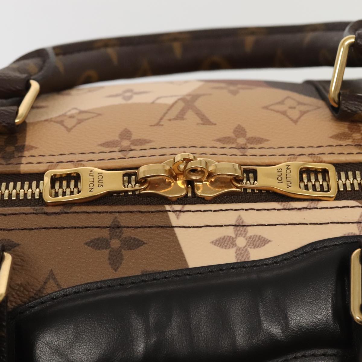 Louis Vuitton Keepall Bandouliere 55 Brown Canvas Travel Bag