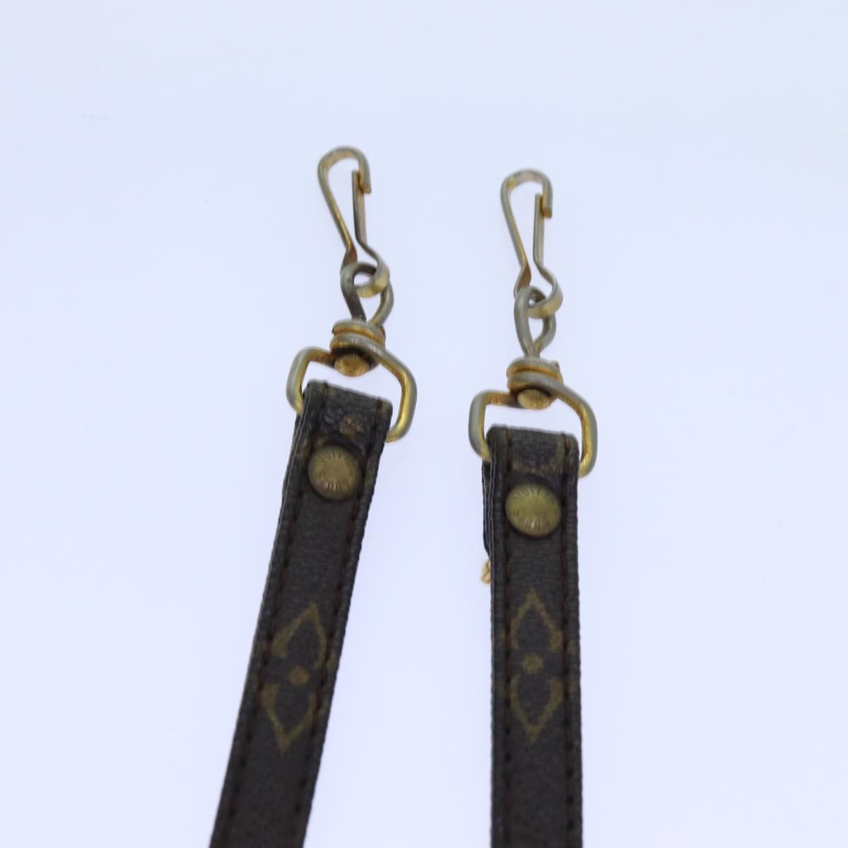 Louis Vuitton Shoulder Strap Brown Canvas Bag Jewelry