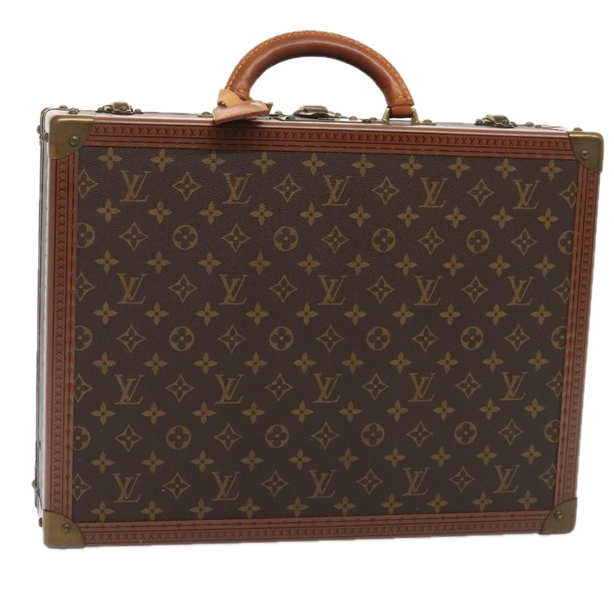 Louis Vuitton Cotteville Brown Canvas Travel Bag