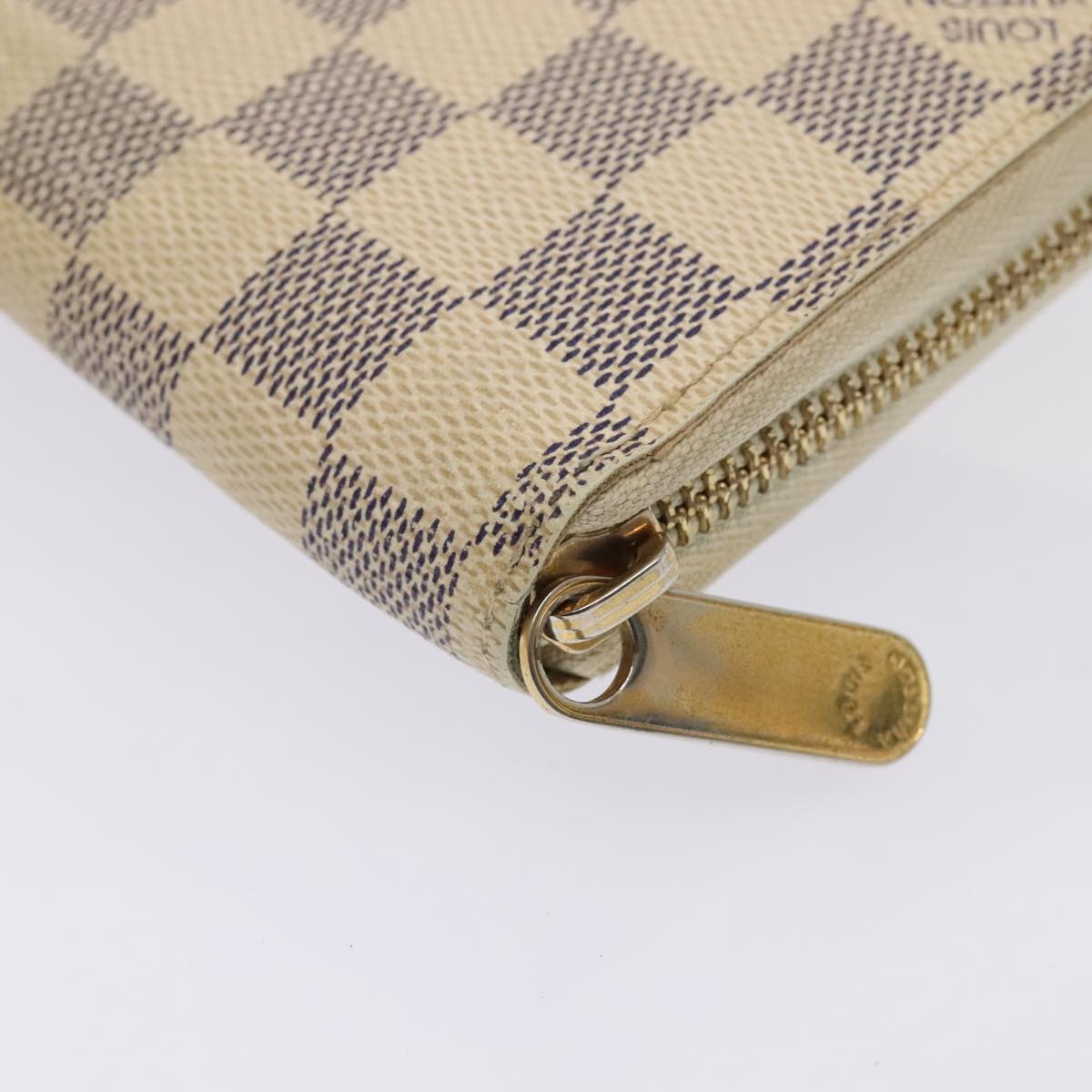 Louis Vuitton Zippy Wallet White Canvas Wallet