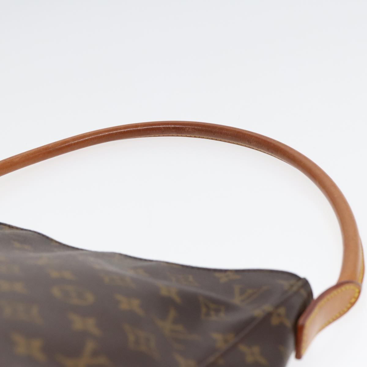 Louis Vuitton Looping Gm Brown Canvas Shoulder Bag