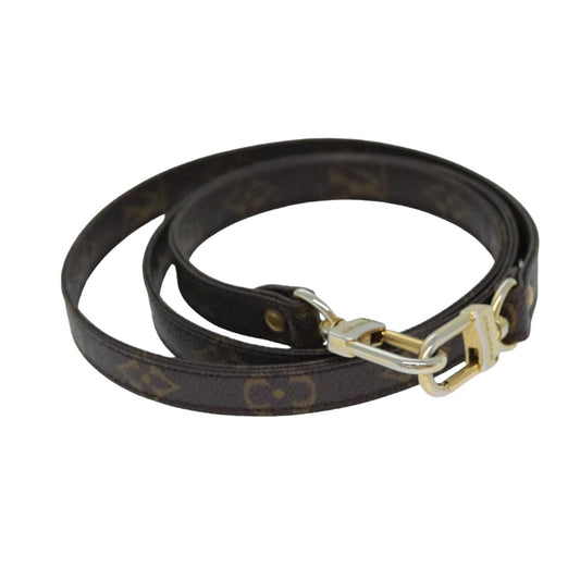Louis Vuitton Bandoulière De Sac Brown Canvas Bag Jewelry ()