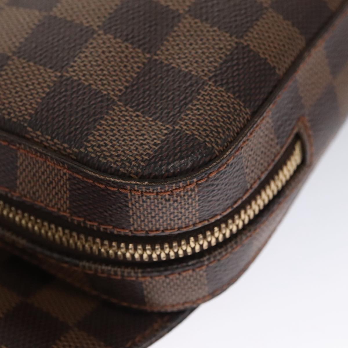 Louis Vuitton Geronimos Brown Canvas Shoulder Bag