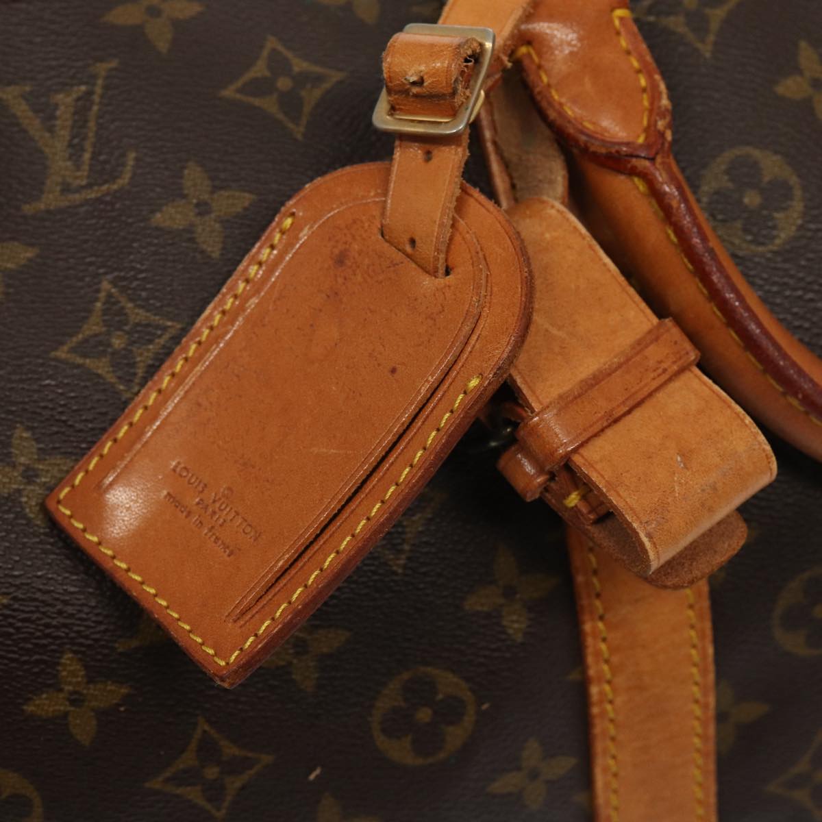 Louis Vuitton Keepall 60 Brown Canvas Travel Bag