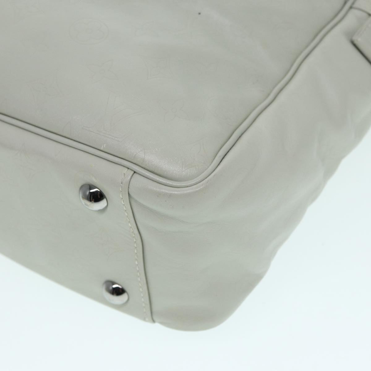 Louis Vuitton Clarckson White Leather Shoulder Bag
