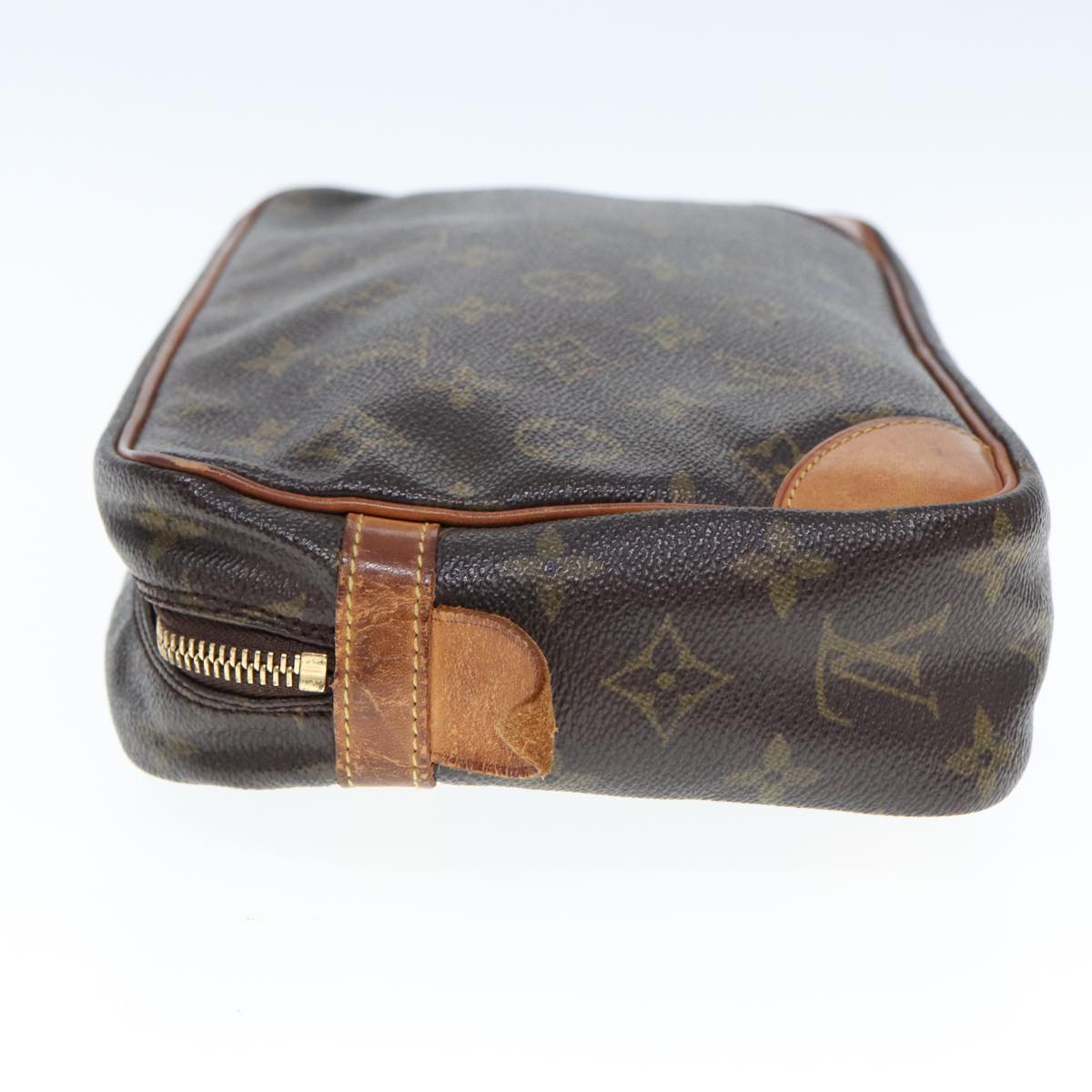 Louis Vuitton Compiegne 28 Brown Canvas Clutch Bag