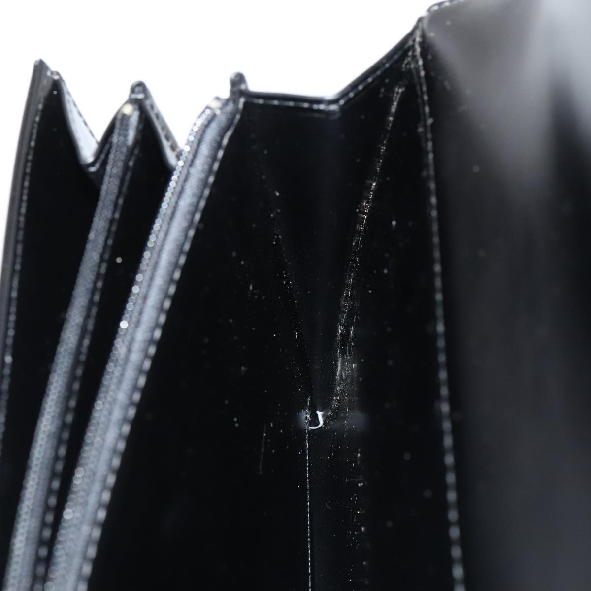 Louis Vuitton Aegean Black Leather Clutch Bag