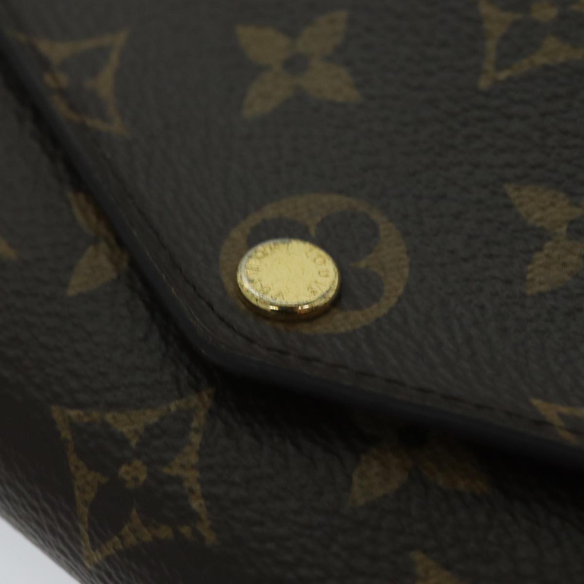 Louis Vuitton Portefeuille Sarah Brown Canvas Wallet