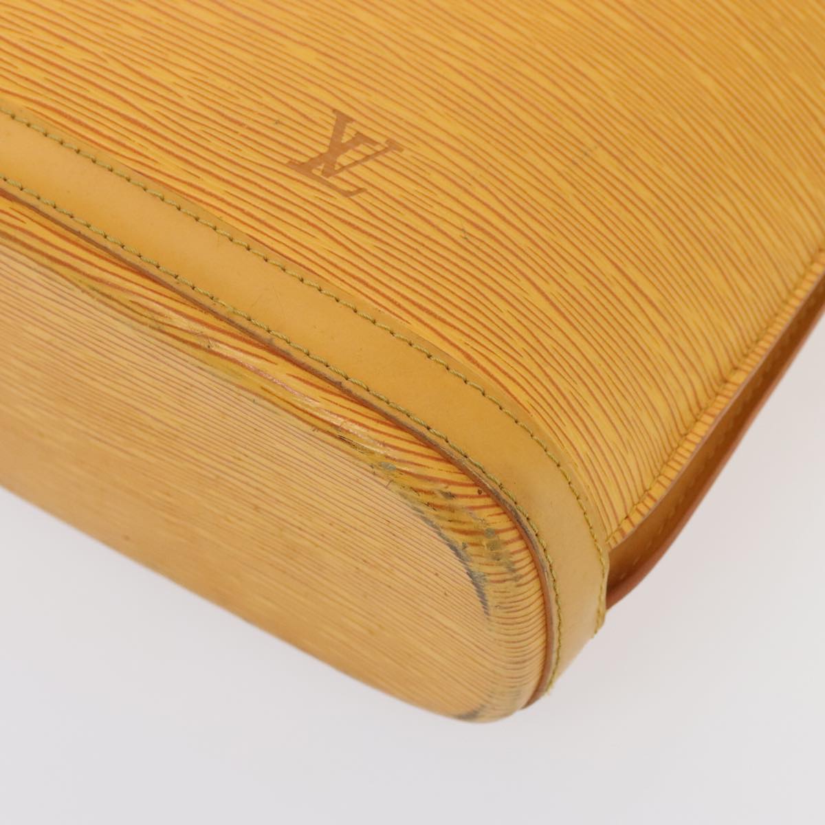 Louis Vuitton Lussac Yellow Leather Shoulder Bag