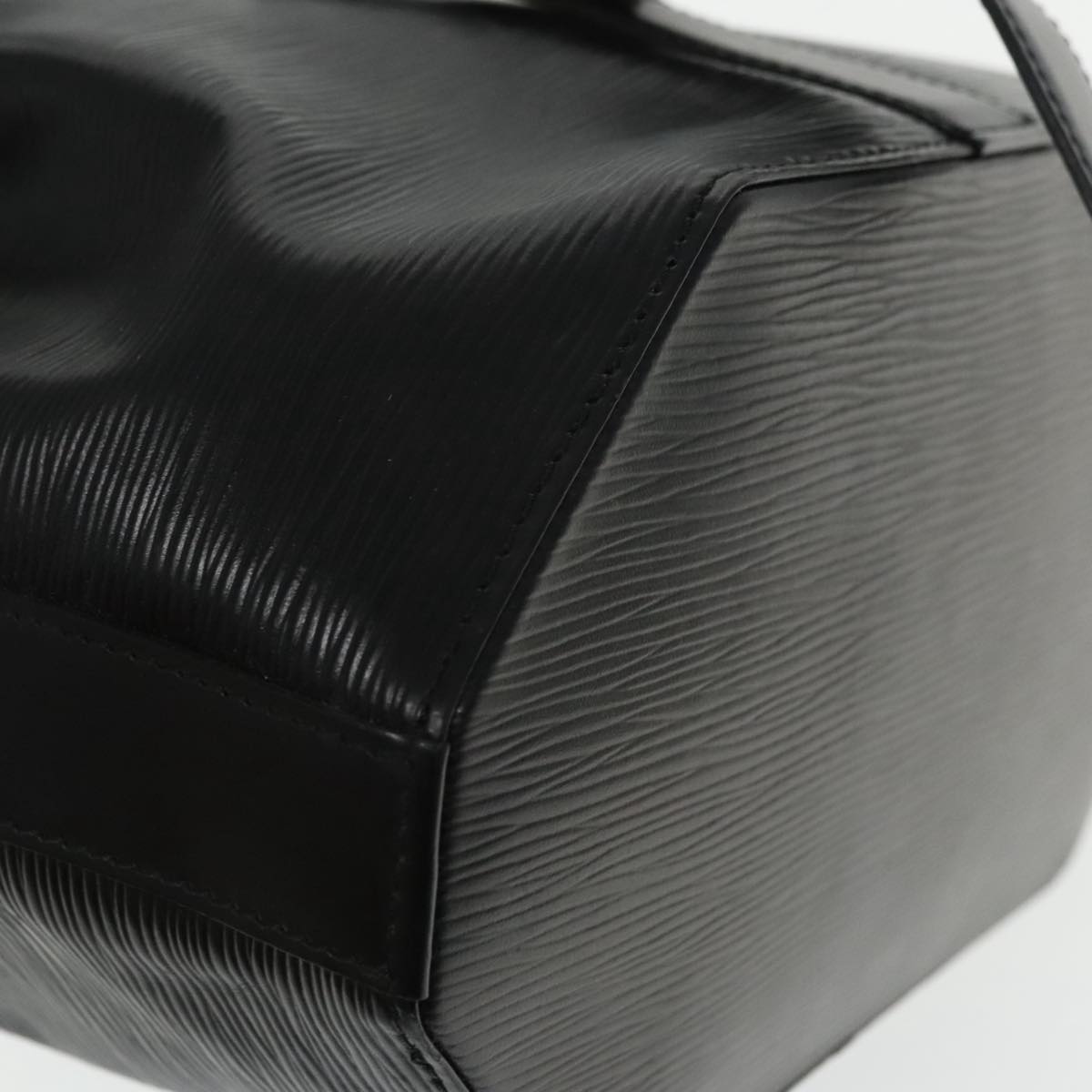 Louis Vuitton Sac A Dos Black Leather Shoulder Bag