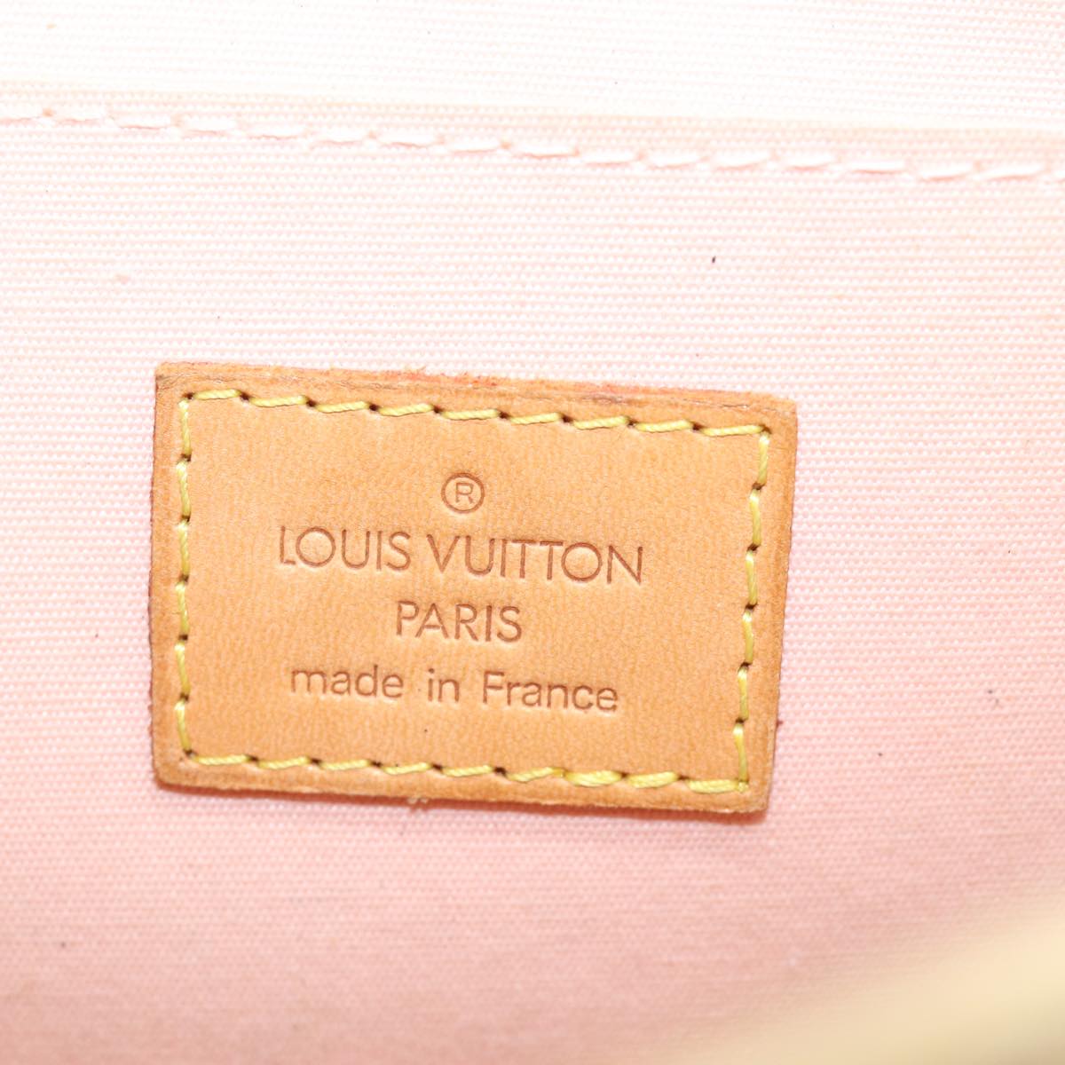 Louis Vuitton Biscayne Bay Camel Patent Leather Shoulder Bag