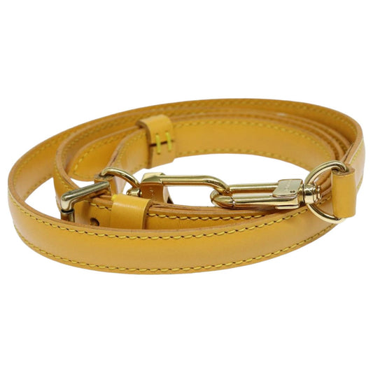 Louis Vuitton Shoulder Strap Yellow Leather Bag Jewelry ()