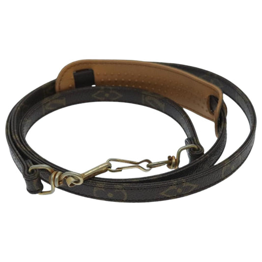 Louis Vuitton Shoulder Strap Brown Canvas Bag Jewelry ()