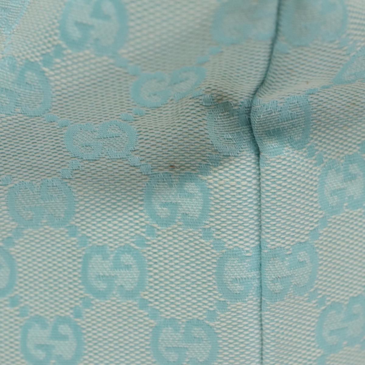 Gucci Gg Canvas Blue Canvas Tote Bag