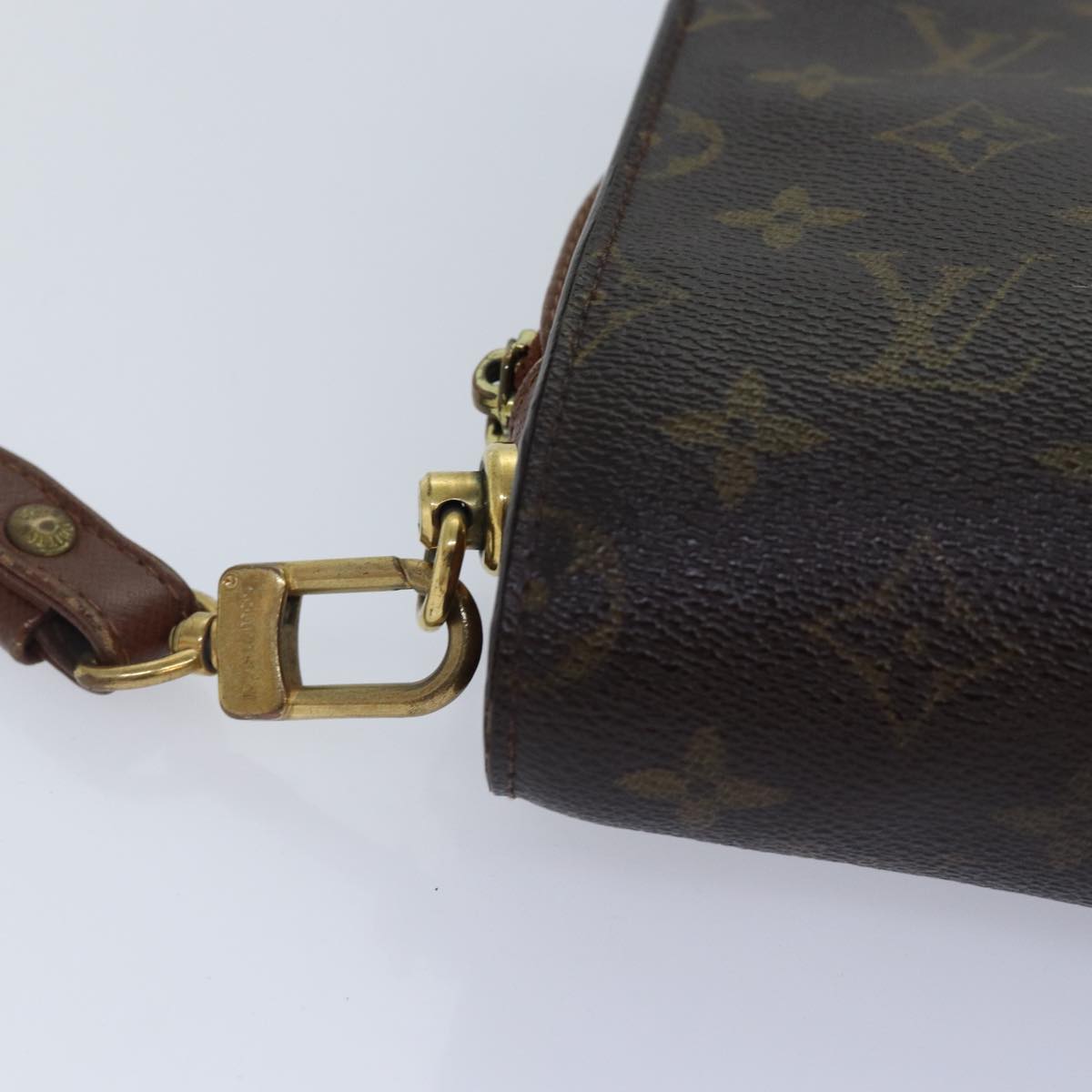 Louis Vuitton Orsay Black Canvas Clutch Bag