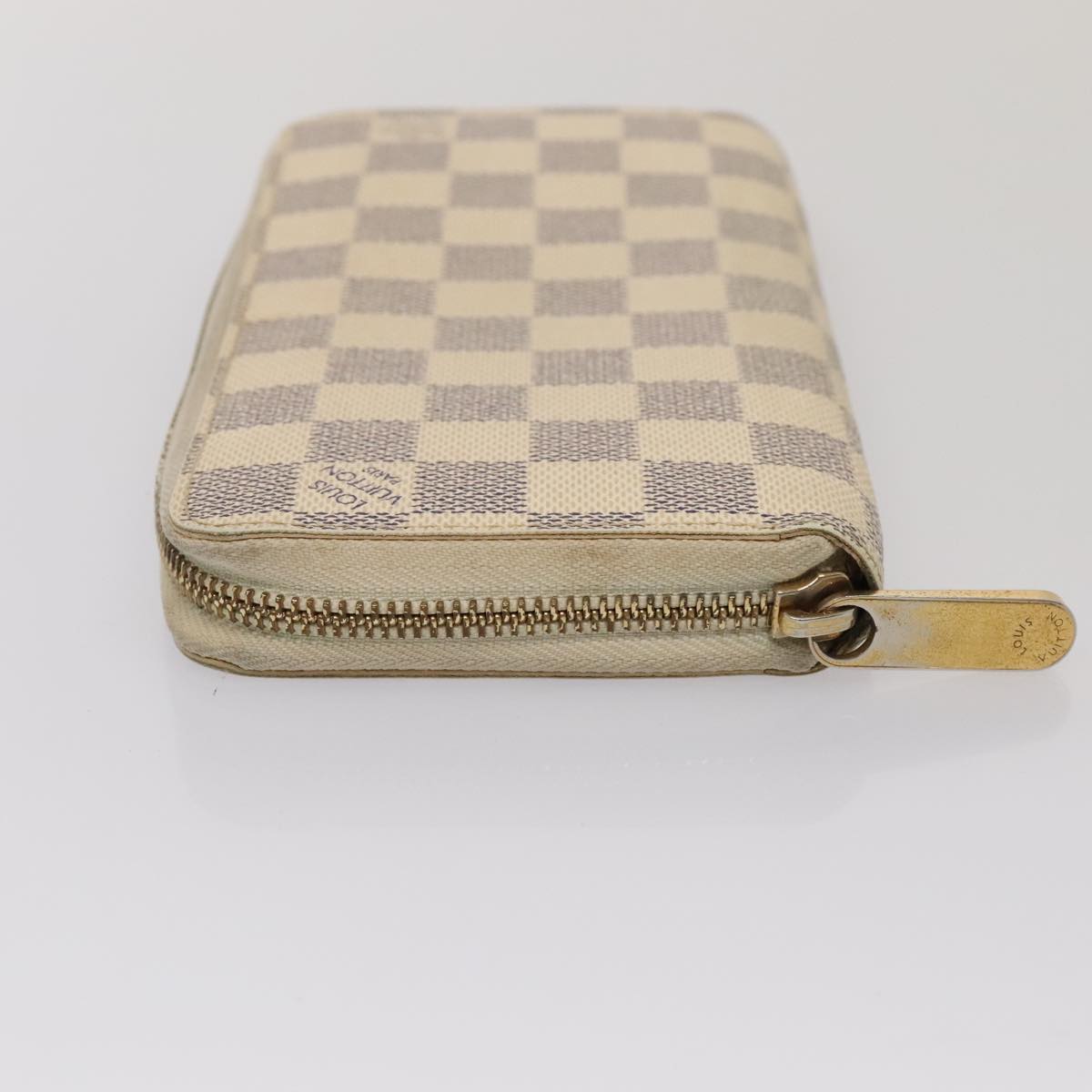 Louis Vuitton Zippy Wallet White Canvas Wallet
