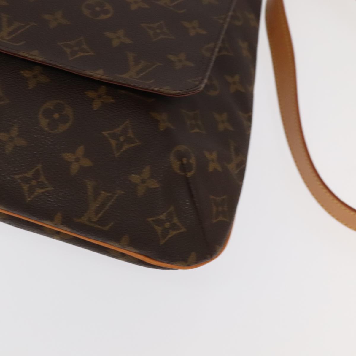 Louis Vuitton Musette Brown Canvas Shoulder Bag