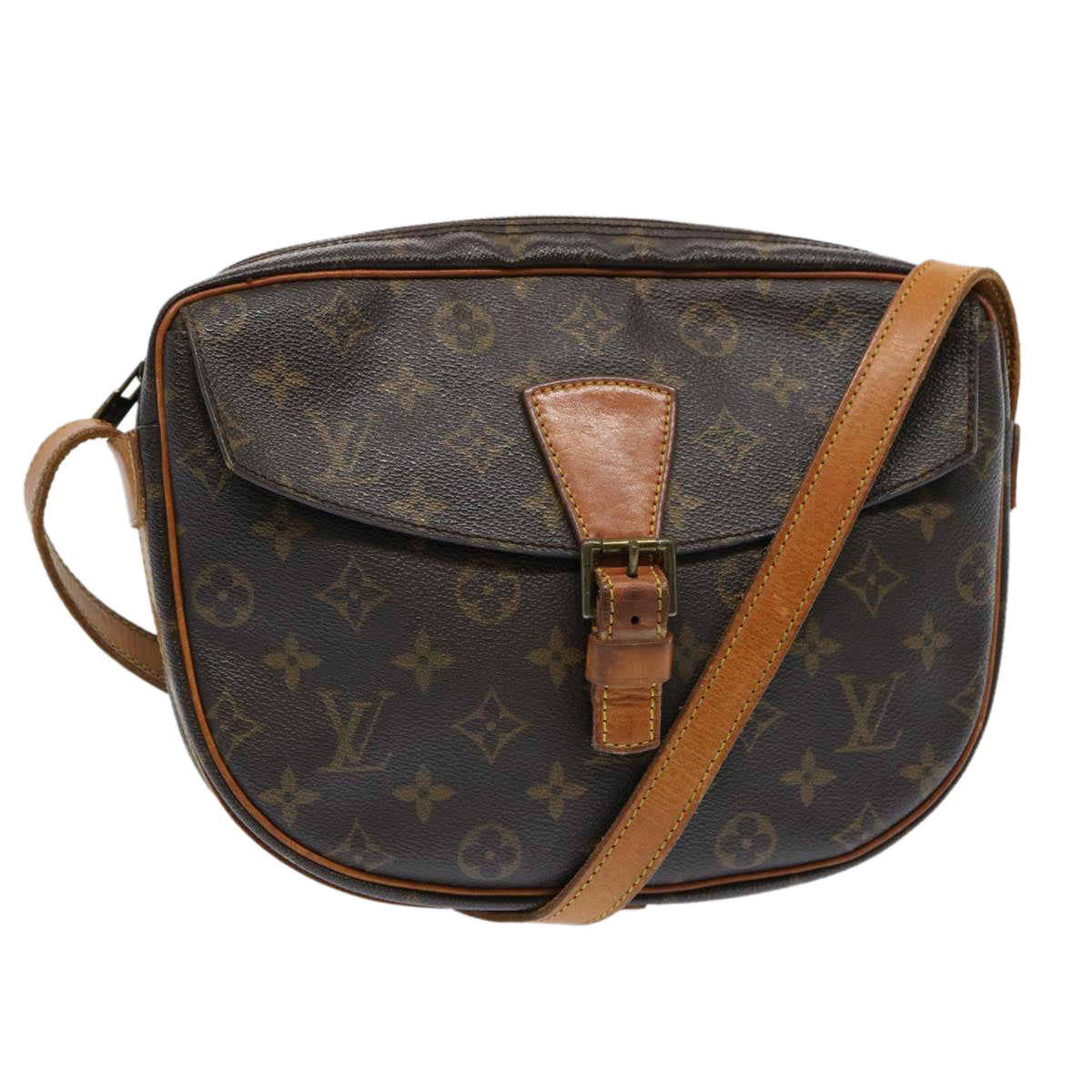 Louis Vuitton Jeune Fille Brown Canvas Shoulder Bag