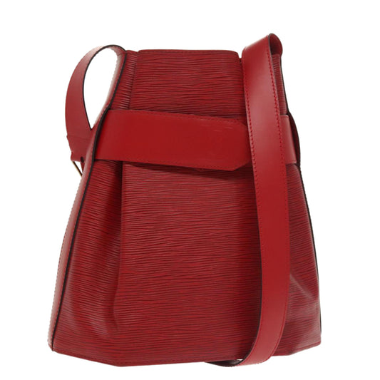 Louis Vuitton Sac D'épaule Red Leather Shoulder Bag