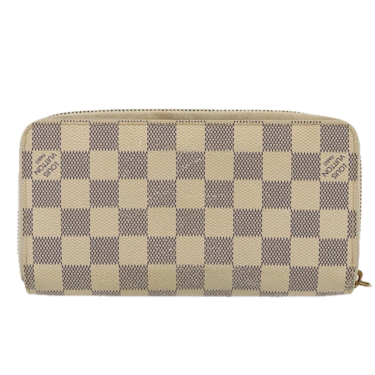 Louis Vuitton Zippy Wallet White Canvas Wallet