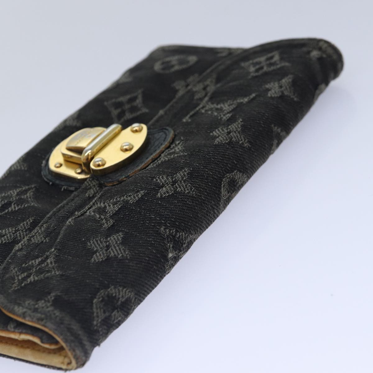 Louis Vuitton Amelia Black Denim - Jeans Wallet