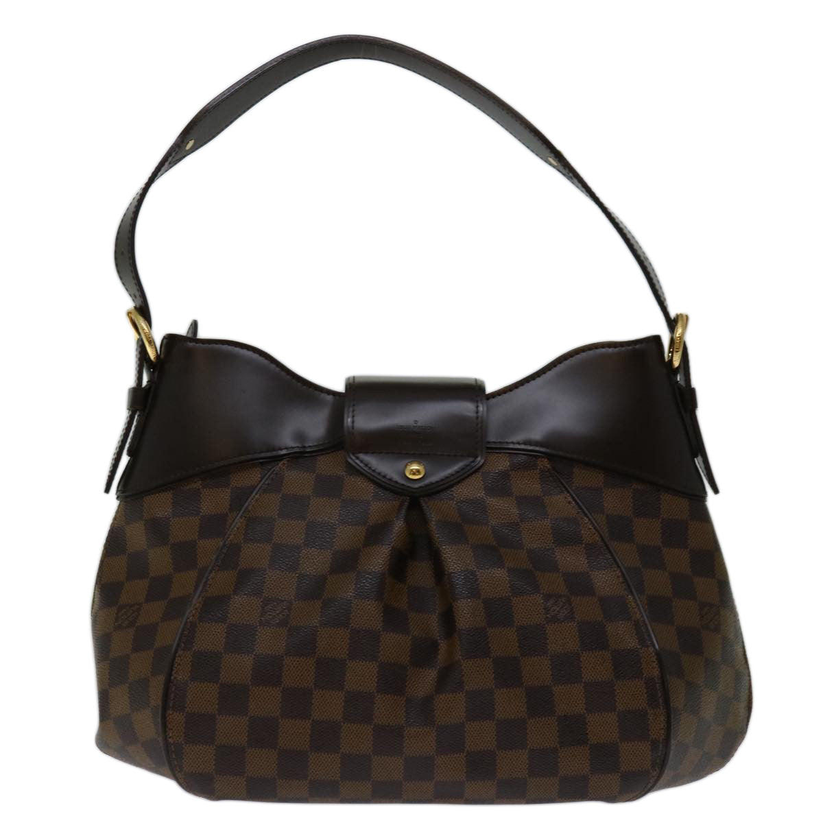Louis Vuitton Sistina Brown Canvas Shoulder Bag