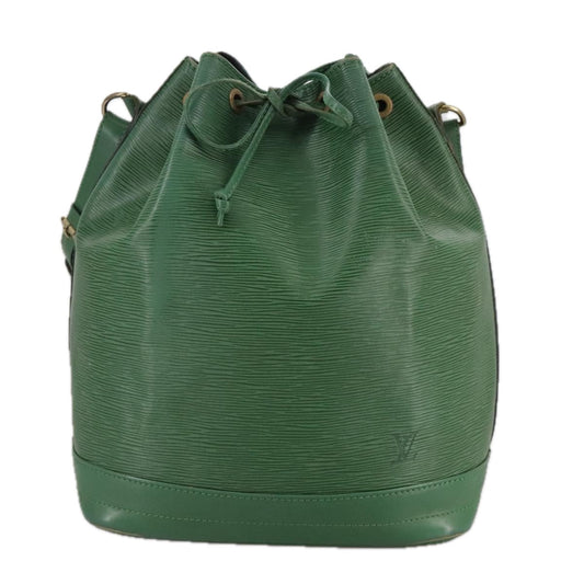 Louis Vuitton Noe Green Leather Shoulder Bag ()