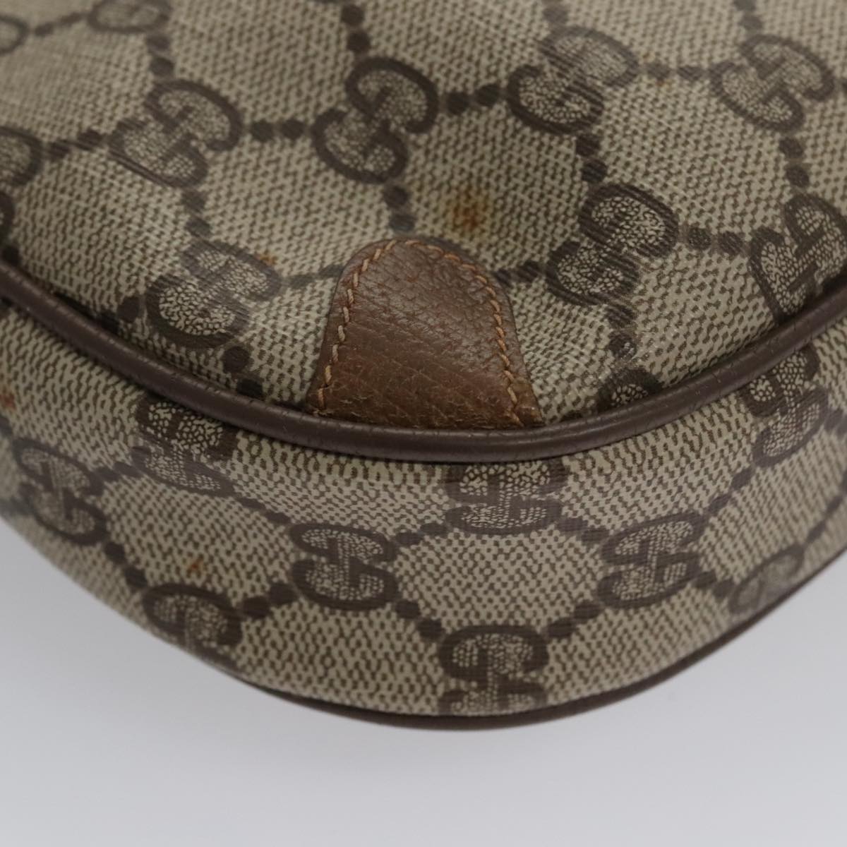 Gucci Sherry Beige Canvas Shoulder Bag
