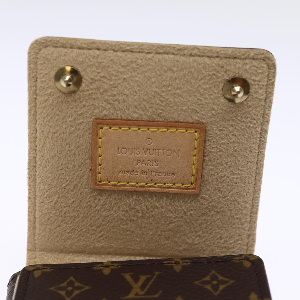 Louis Vuitton Jewelry Case Brown Canvas Jewelleryset Jewelry