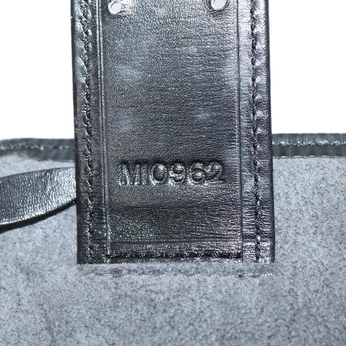 Louis Vuitton Rouleau Black Leather Clutch Bag