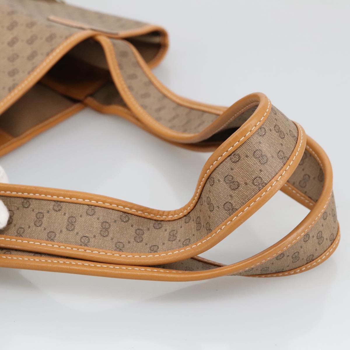 Gucci Micro Small Gg Canvas Beige Canvas Tote Bag