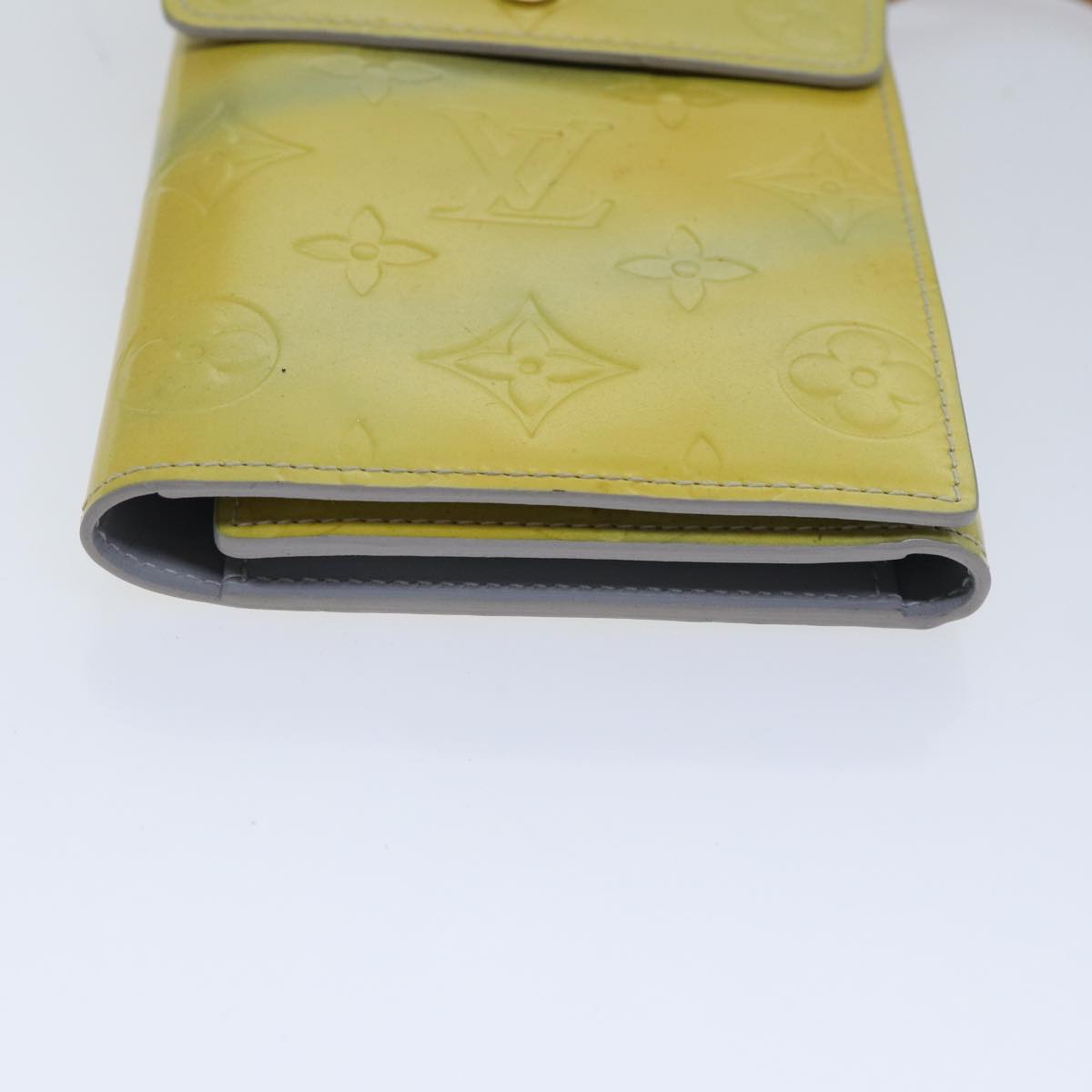 Louis Vuitton Walker Yellow Patent Leather Clutch Bag