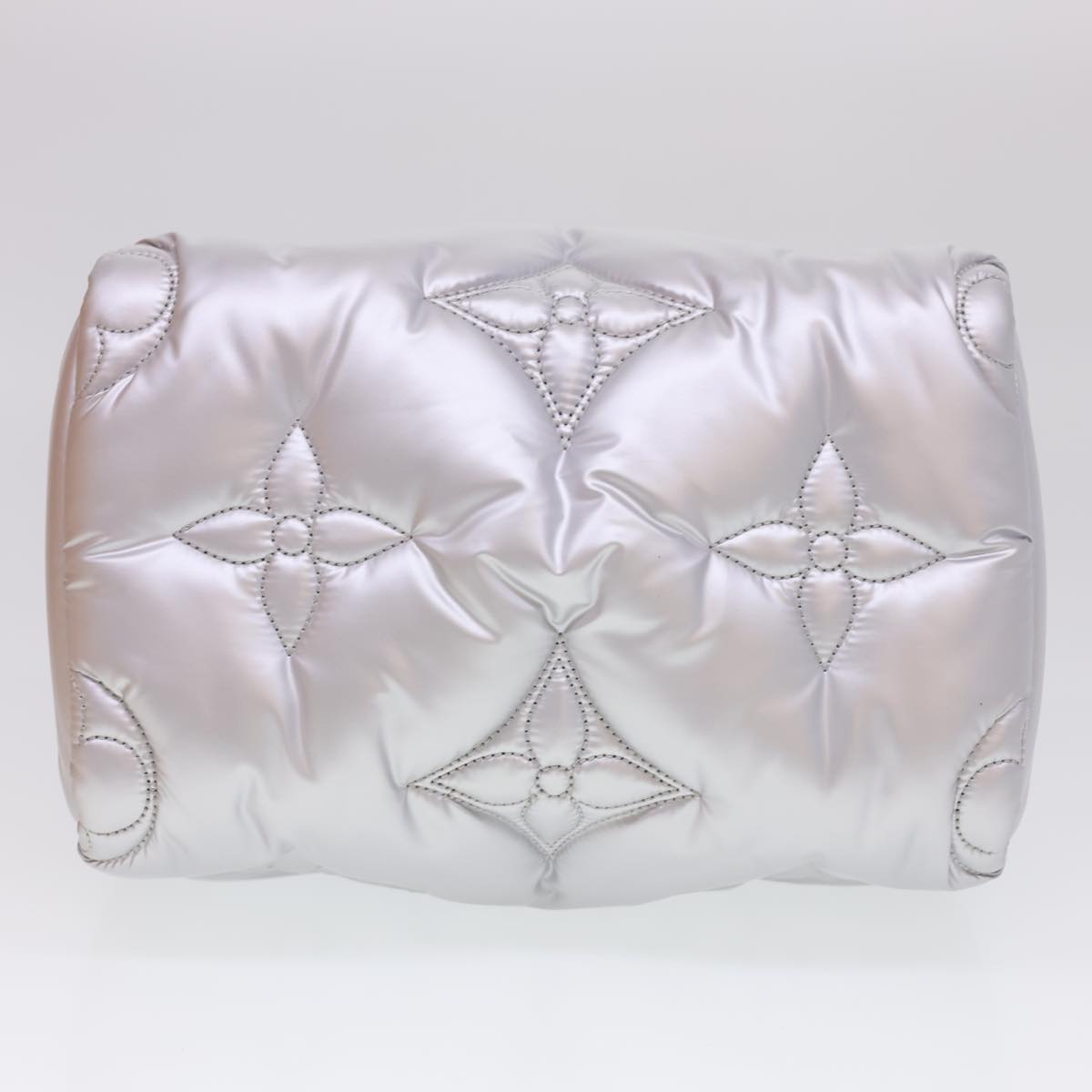 Louis Vuitton Speedy Bandoulière 25 Silver Synthetic Shoulder Bag