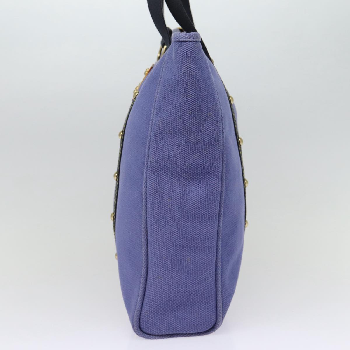 Louis Vuitton Antigua Navy Canvas Tote Bag