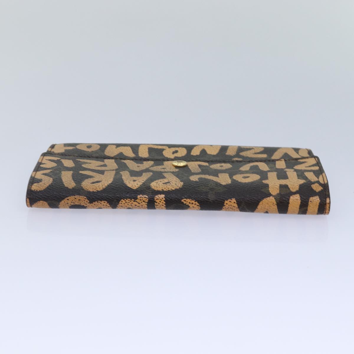 Louis Vuitton Sarah Brown Canvas Wallet
