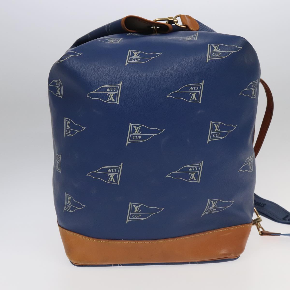 Louis Vuitton Marin Blue Canvas Shoulder Bag