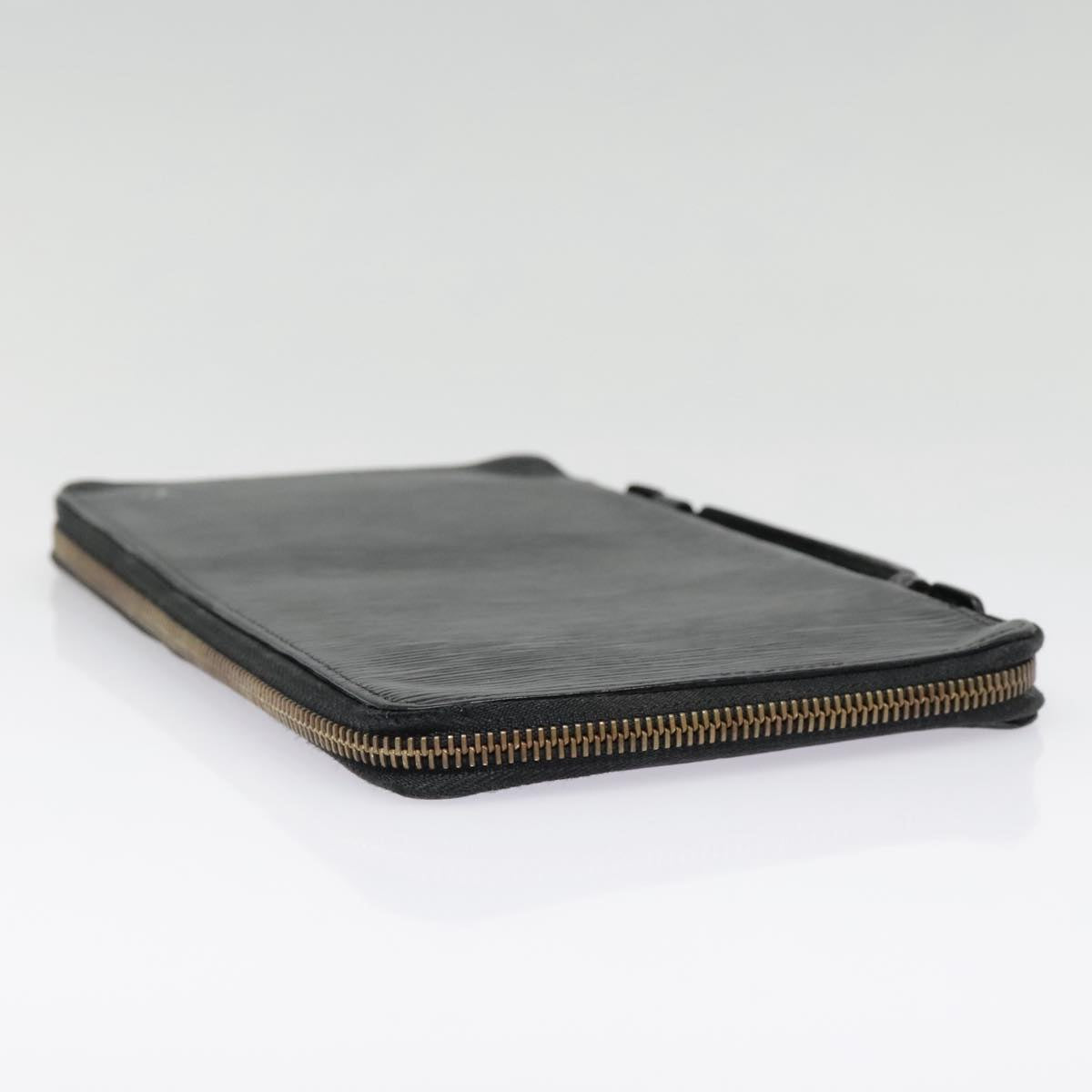 Louis Vuitton Zippy Wallet Black Leather Wallet