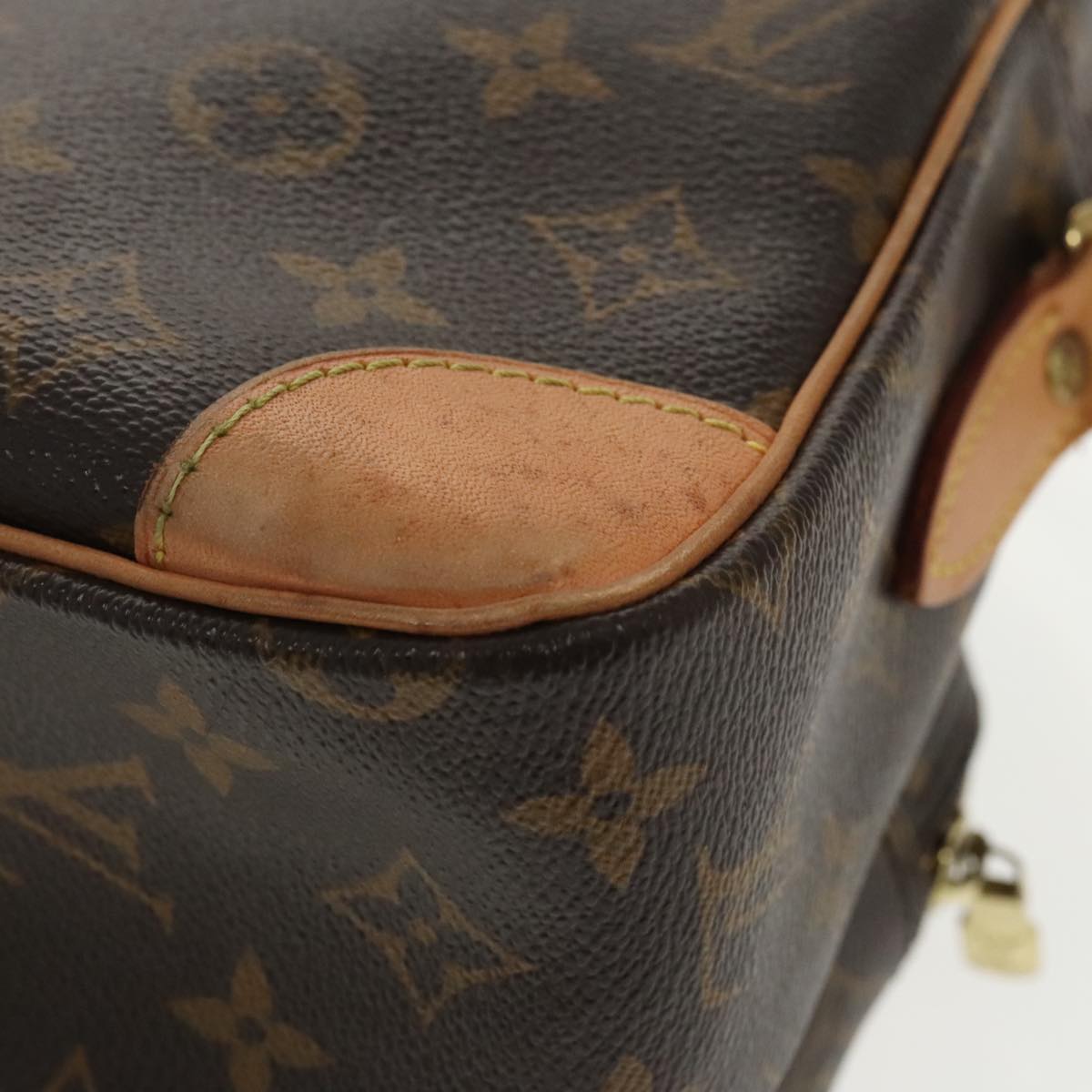 Louis Vuitton Nile Brown Canvas Shoulder Bag