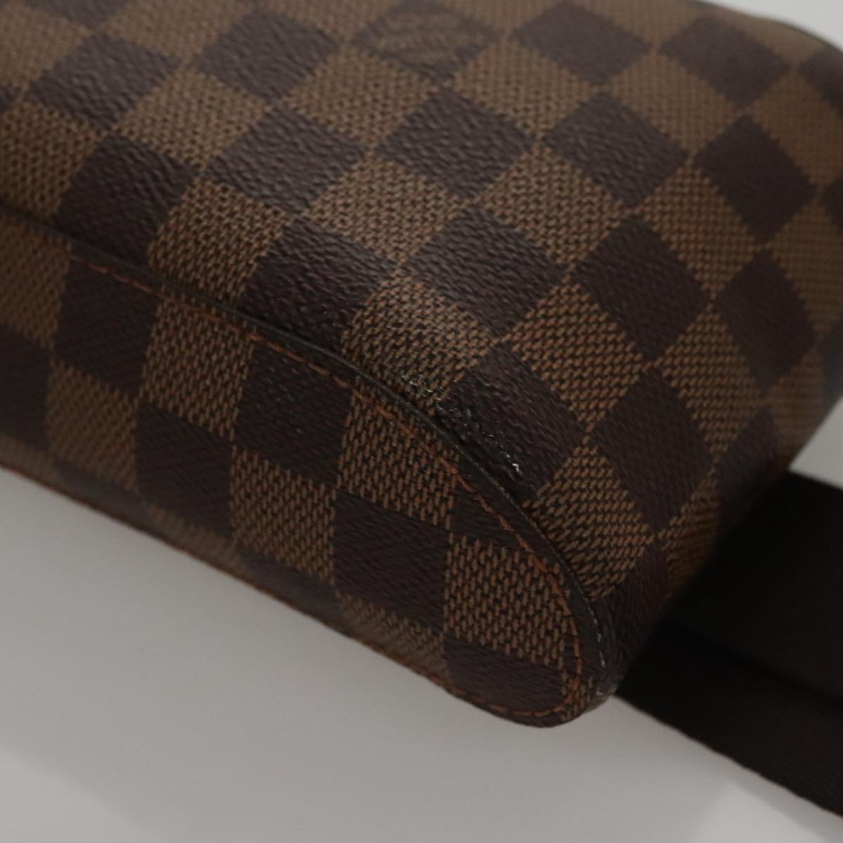 Louis Vuitton Geronimos Brown Canvas Shoulder Bag