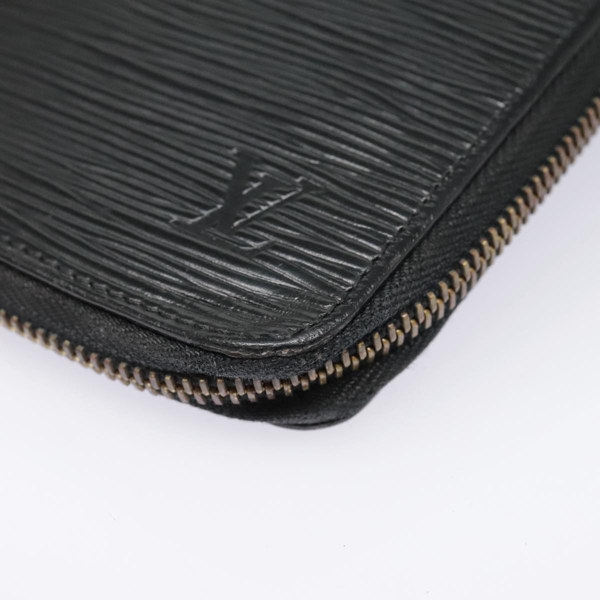 Louis Vuitton Zippy Wallet Black Leather Wallet