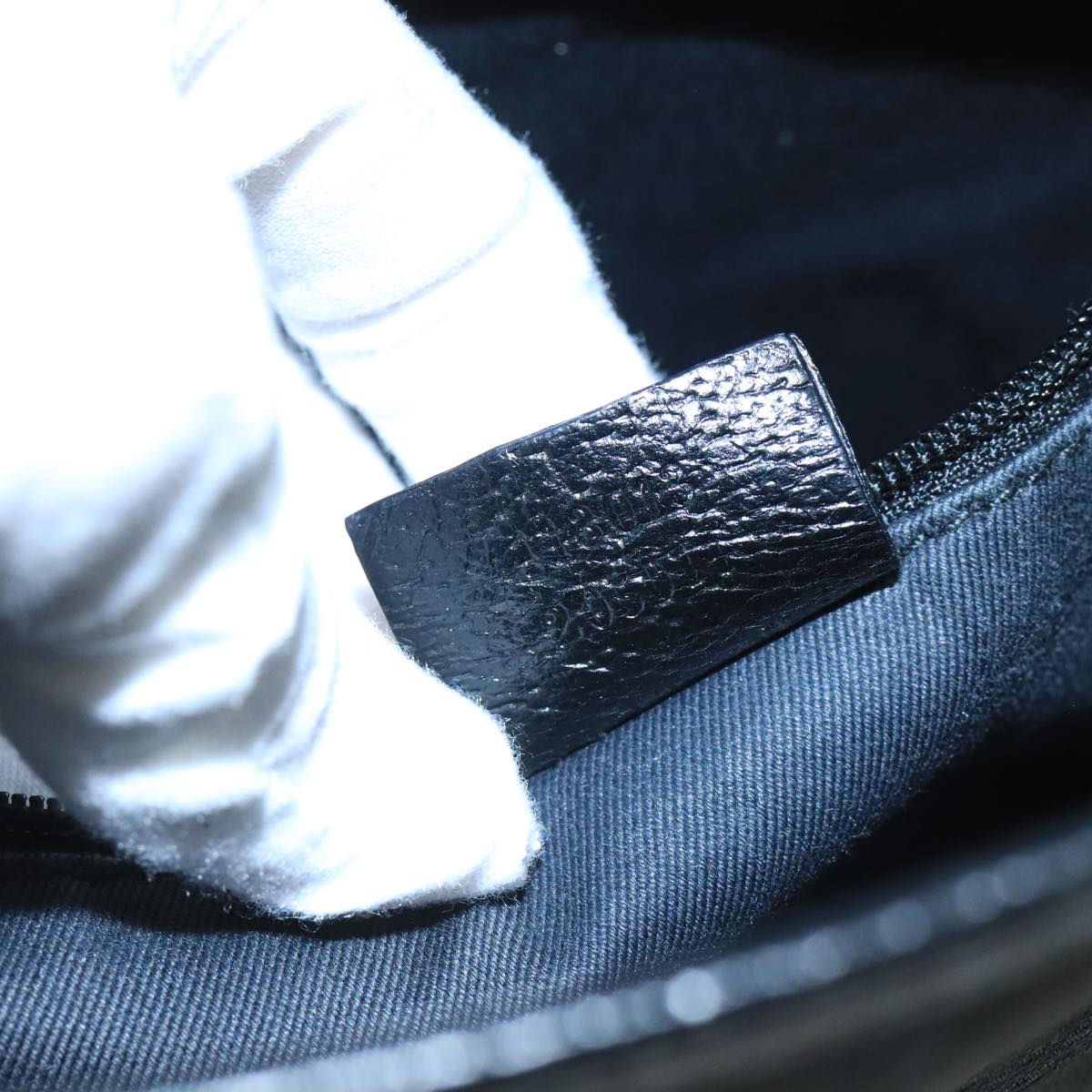 Gucci Black Canvas Shoulder Bag