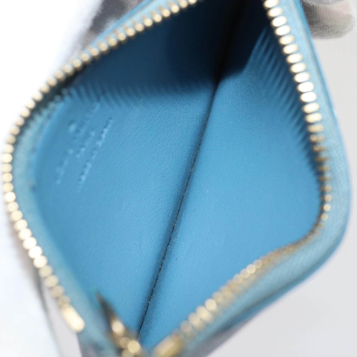 Louis Vuitton Suhali Blue Leather Wallet