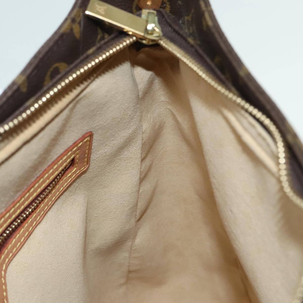 Louis Vuitton Looping Brown Canvas Shoulder Bag