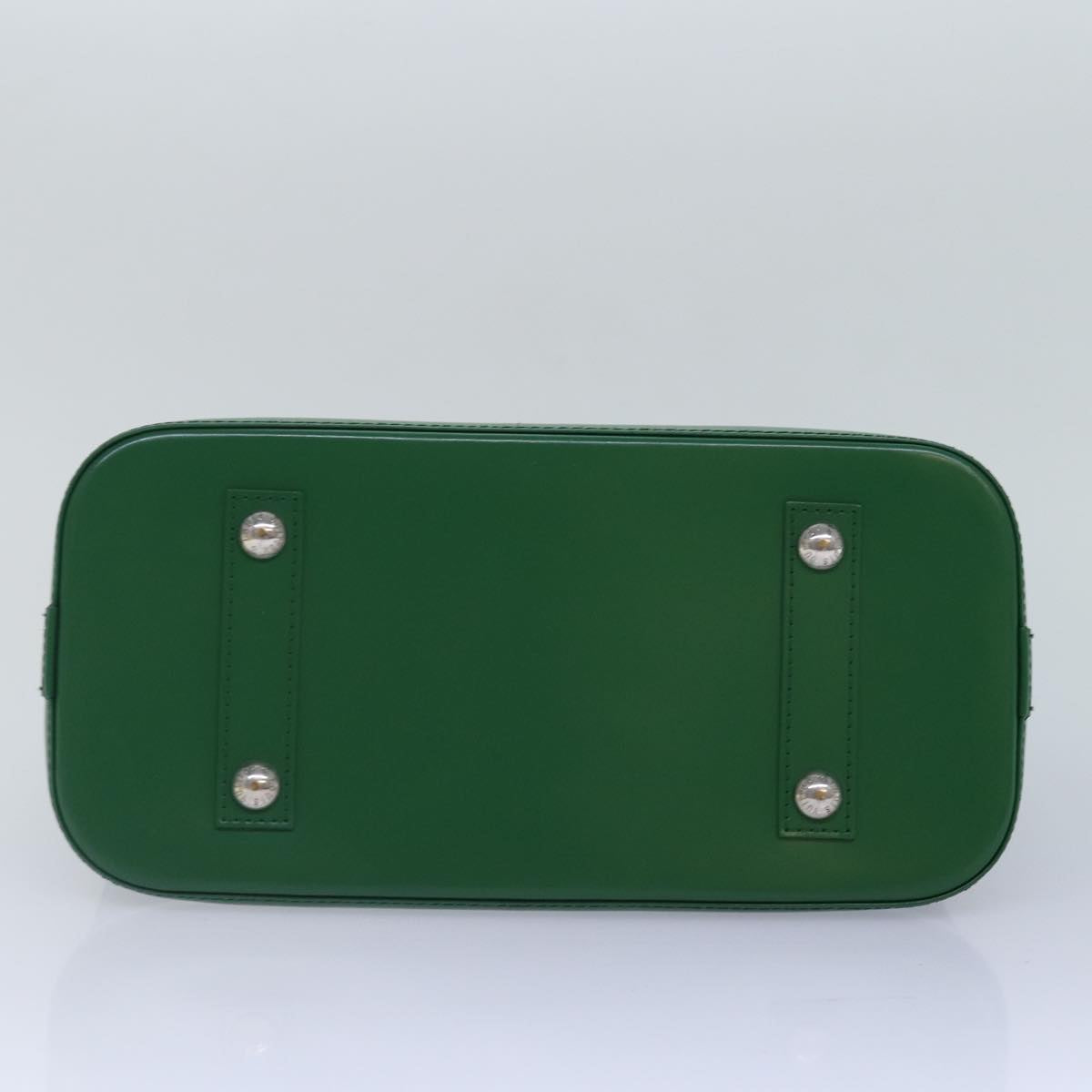 Louis Vuitton Alma Green Calfskin Handbag