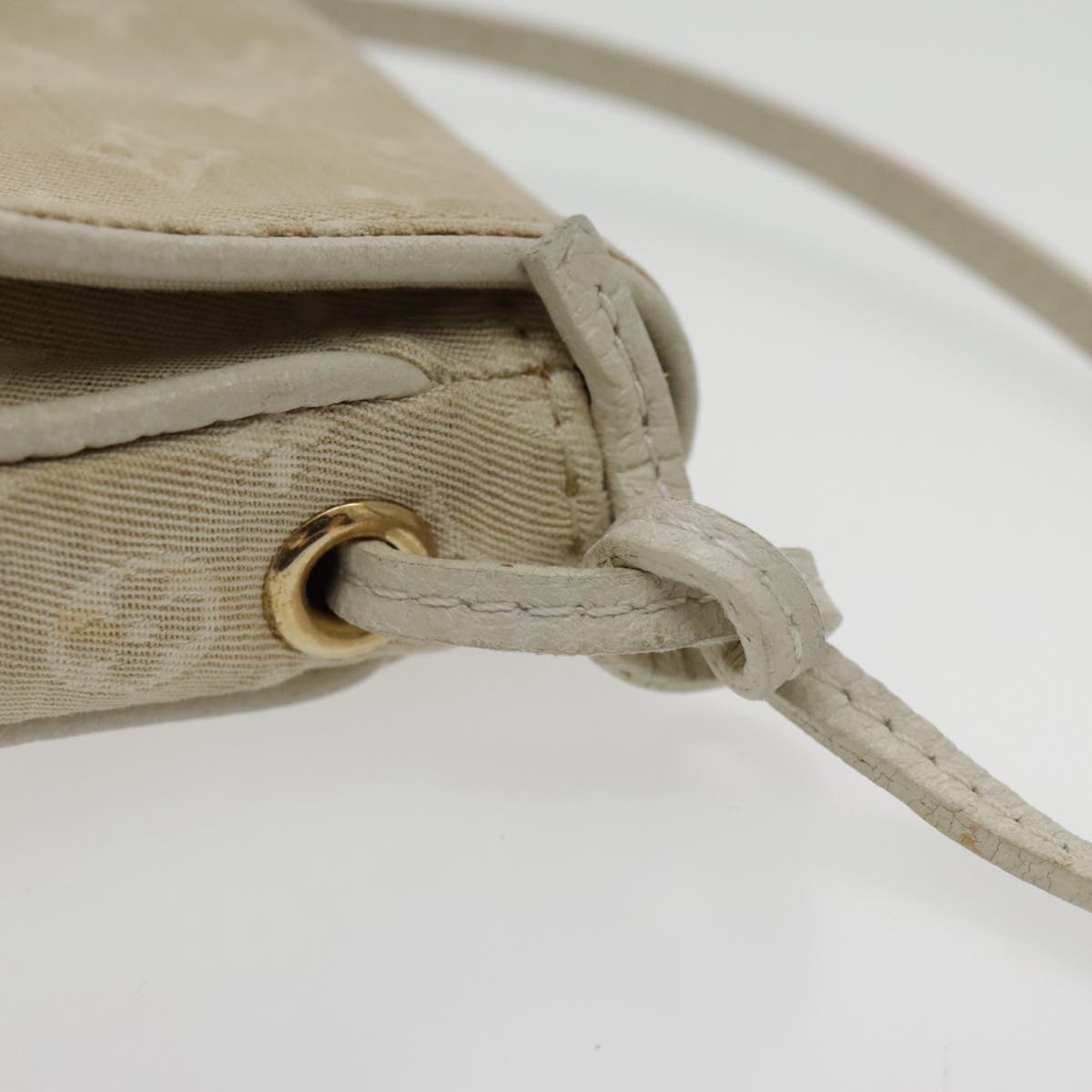 Louis Vuitton Mini Lin Beige Canvas Shoulder Bag