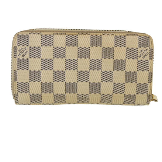 Louis Vuitton Zippy Wallet Turquoise Canvas Wallet  ()