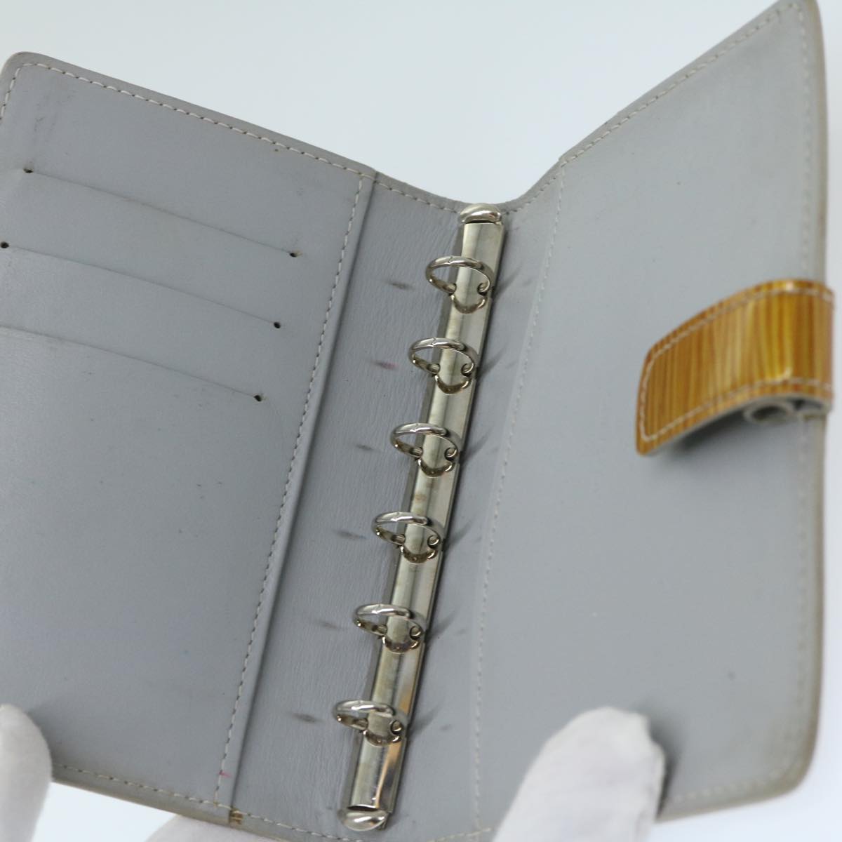 Louis Vuitton Agenda Pm Yellow Leather Wallet