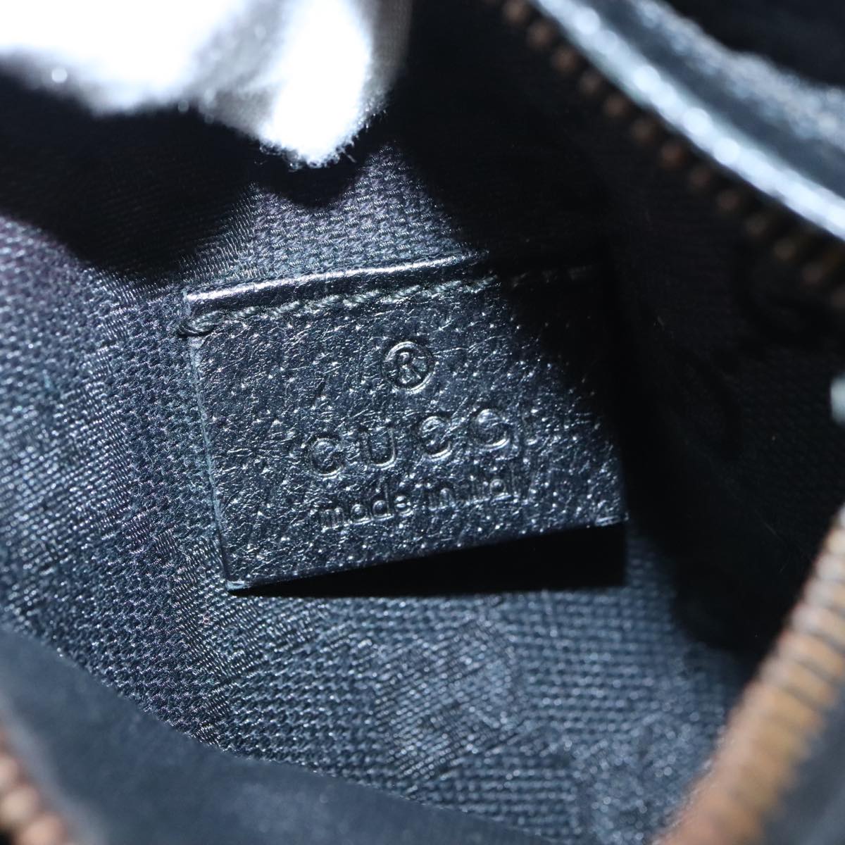 Gucci Black Canvas Shoulder Bag