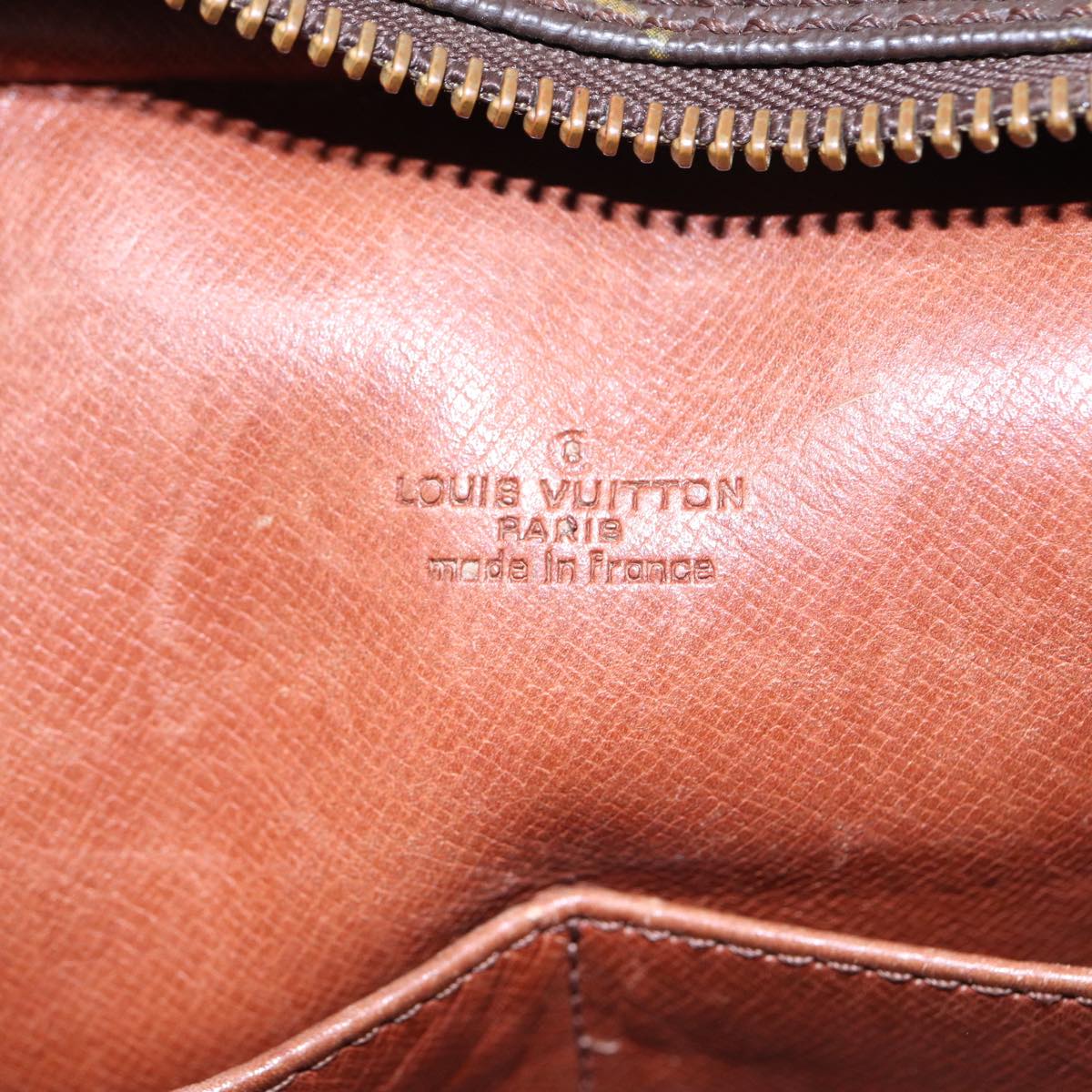 Louis Vuitton Compiegne 28 Brown Canvas Clutch Bag