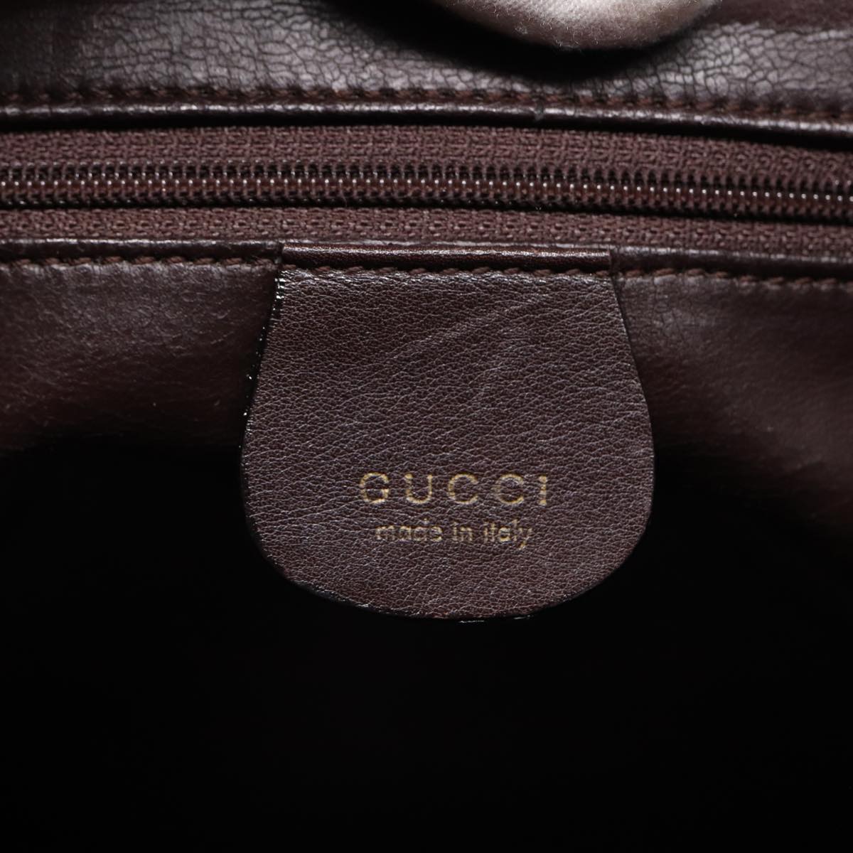 Gucci Bamboo Brown Leather Handbag